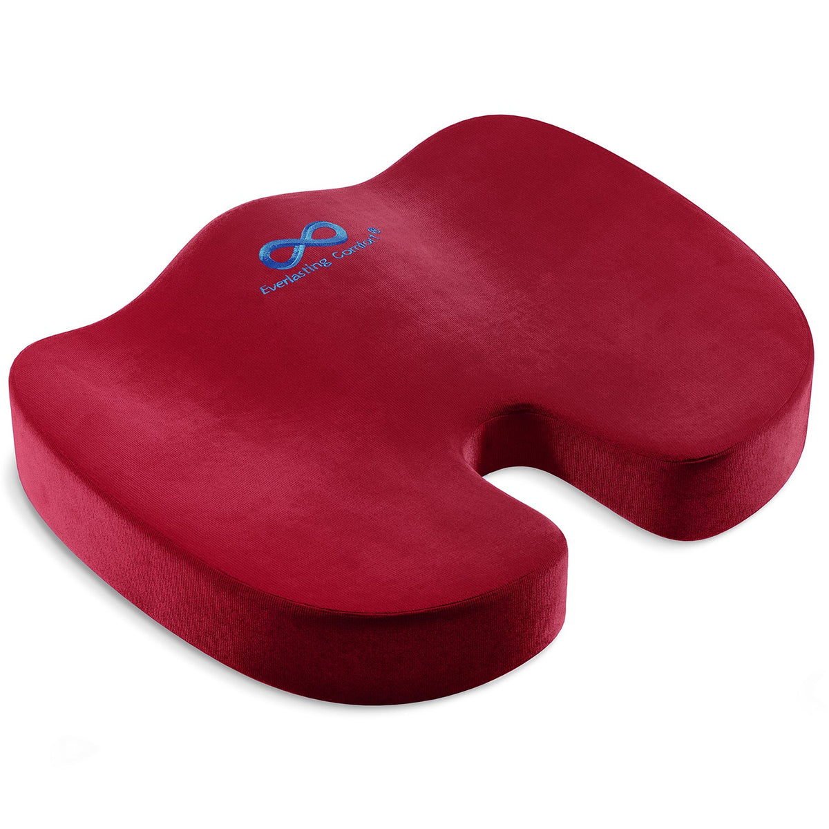Everlasting Comfort Everlasting Comfort Seat Cushion - Memory Foam Chair Pad Red