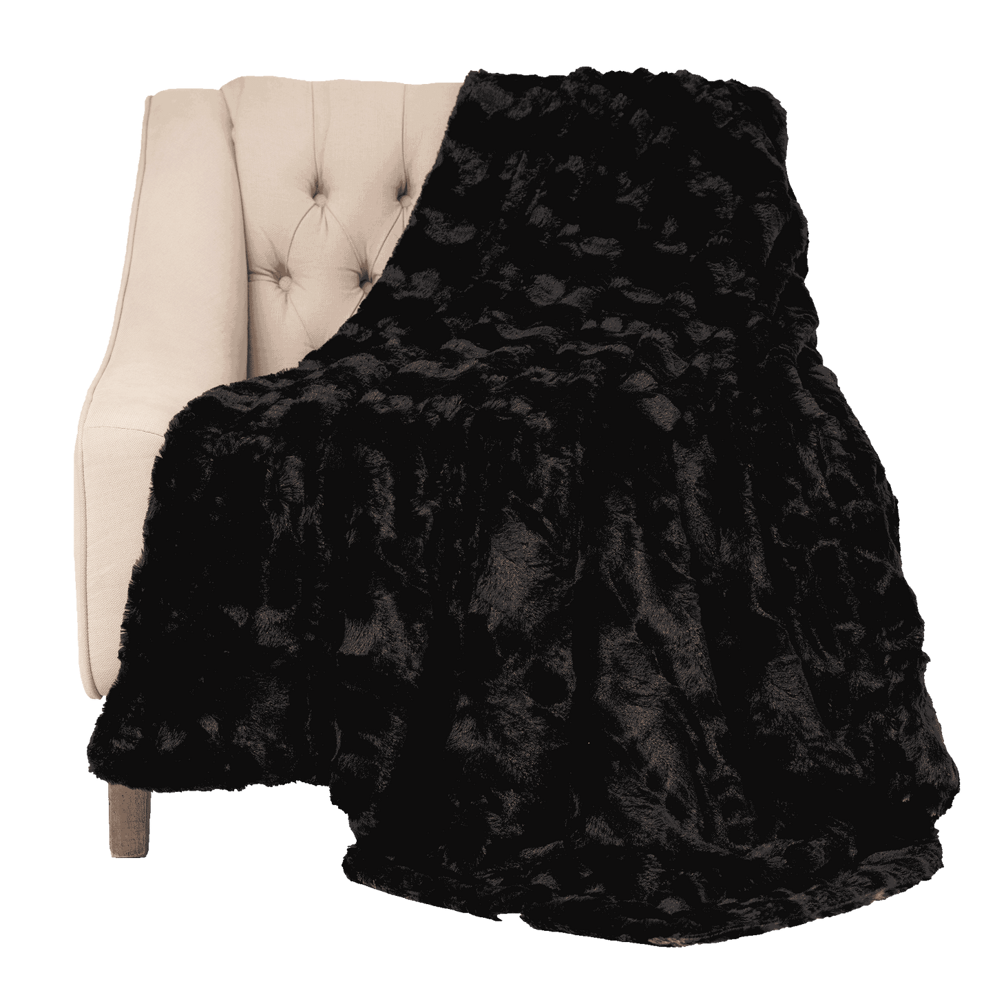 Everlasting Comfort Luxury Faux Fur Throw Blanket