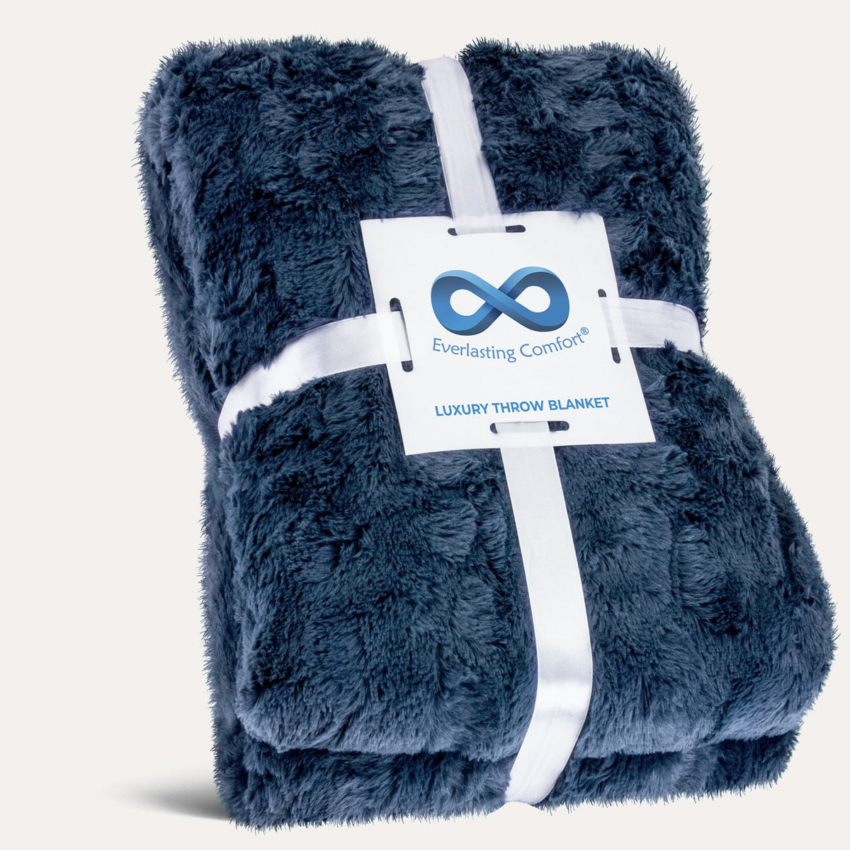 Navy blue: Everlasting Comfort Luxury Faux Fur Throw Blanket
