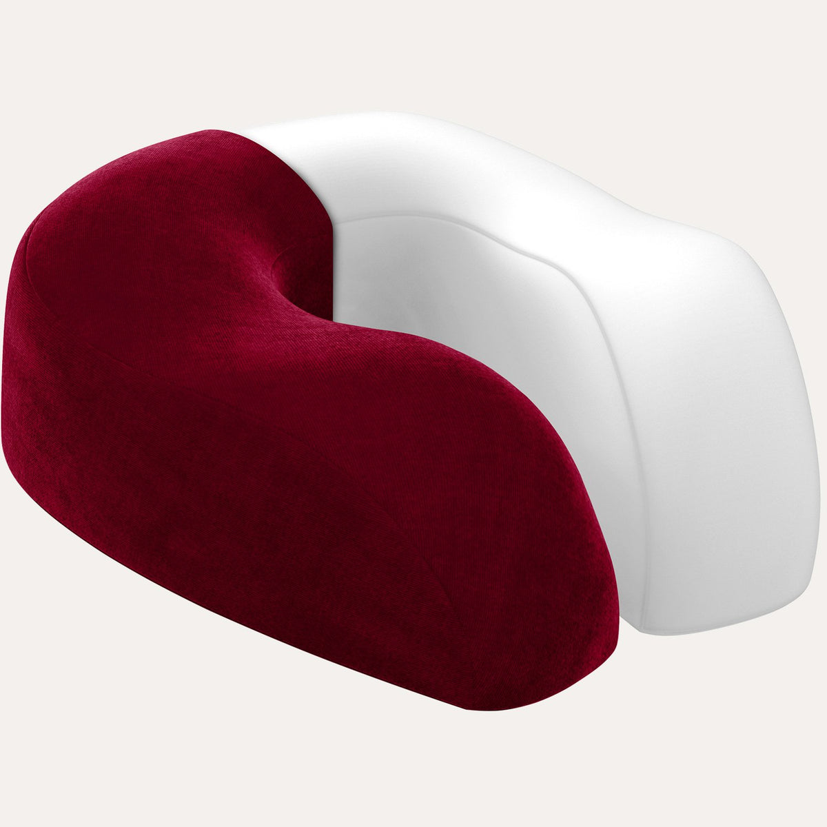 Red: After Herniated Disc Surgery Neck Pillow