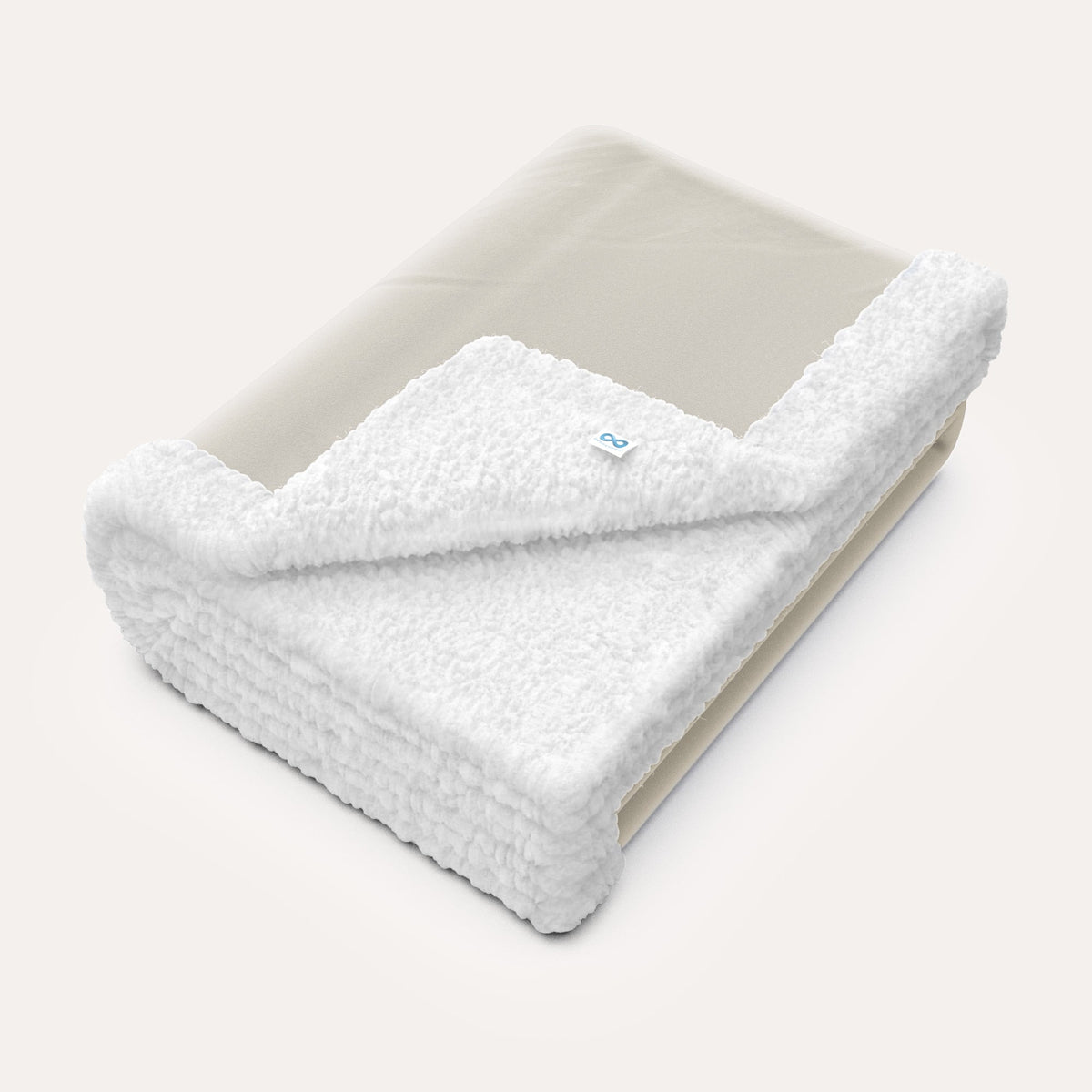 Everlasting Comfort Plush Sherpa Fleece Blanket Snow White