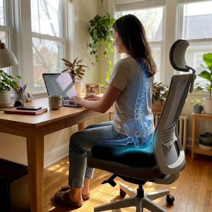 Sitting supported by the Elevate Series