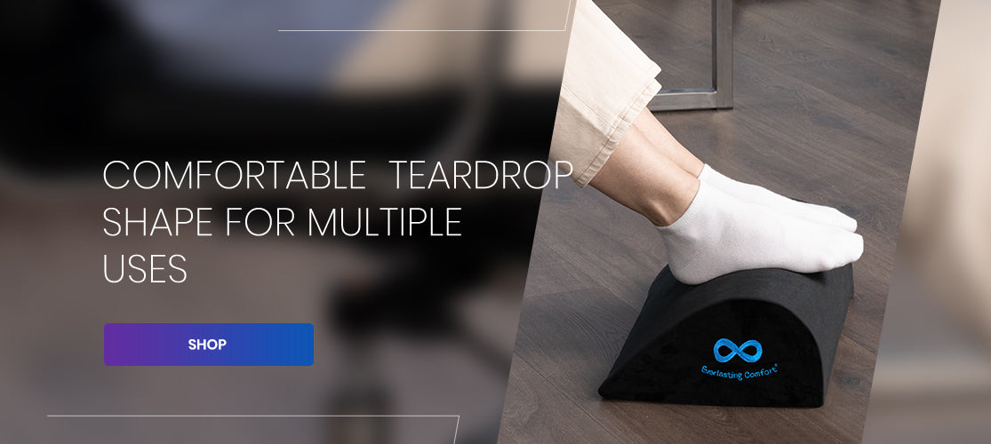 Shop Achilles Tendon Support Pillow: Comfortable Teardrop shape for multiple uses