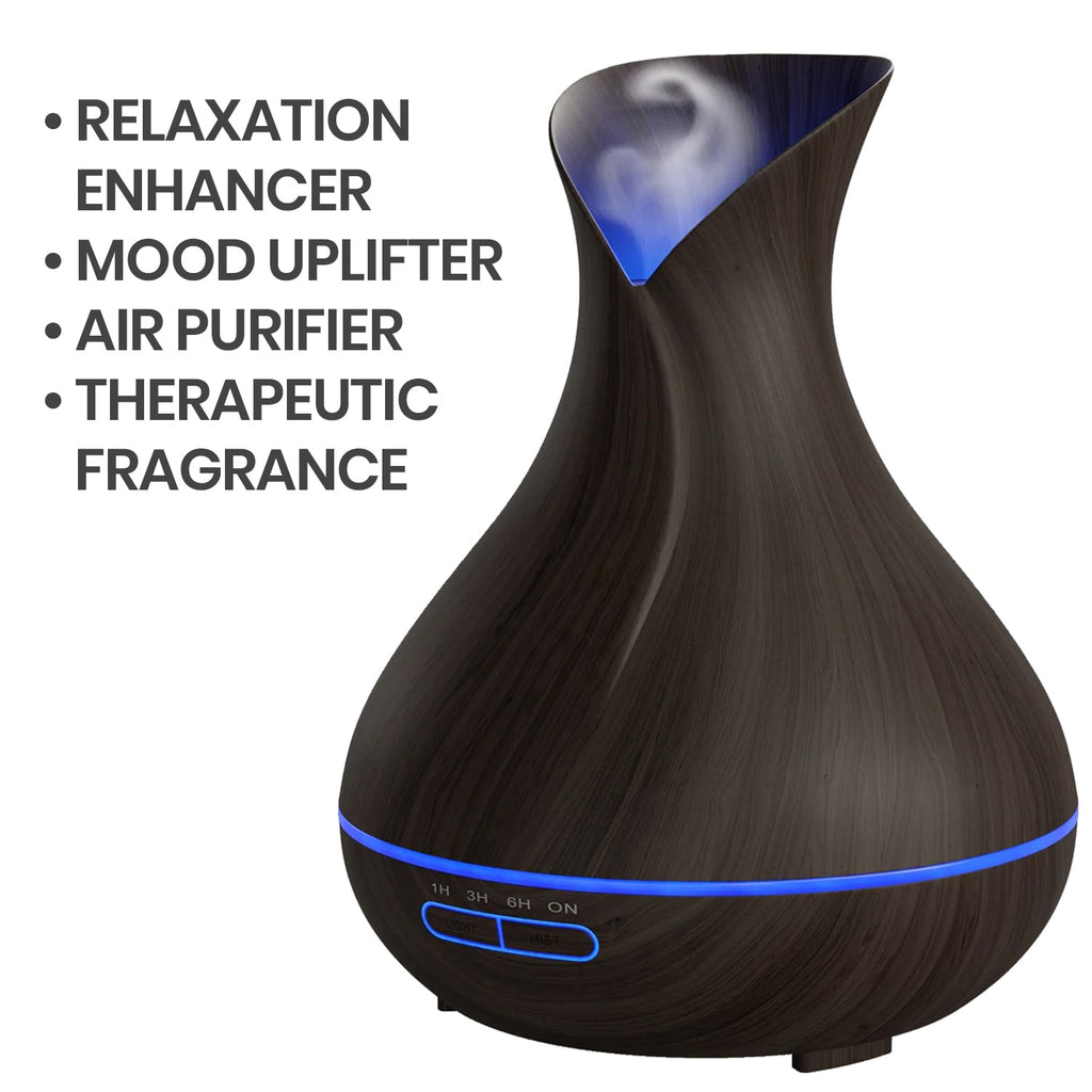 Relaxation enhancer, mood uplifter, air purifier, therapeutic fragrance.