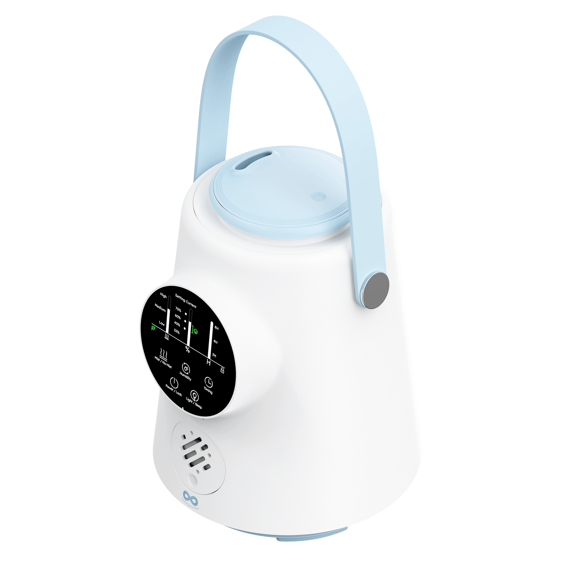 Everlasting Comfort Everlasting Comfort 2.5L Top Fill Cool Mist Humidifier with Easy-Clean Design for Bedroom