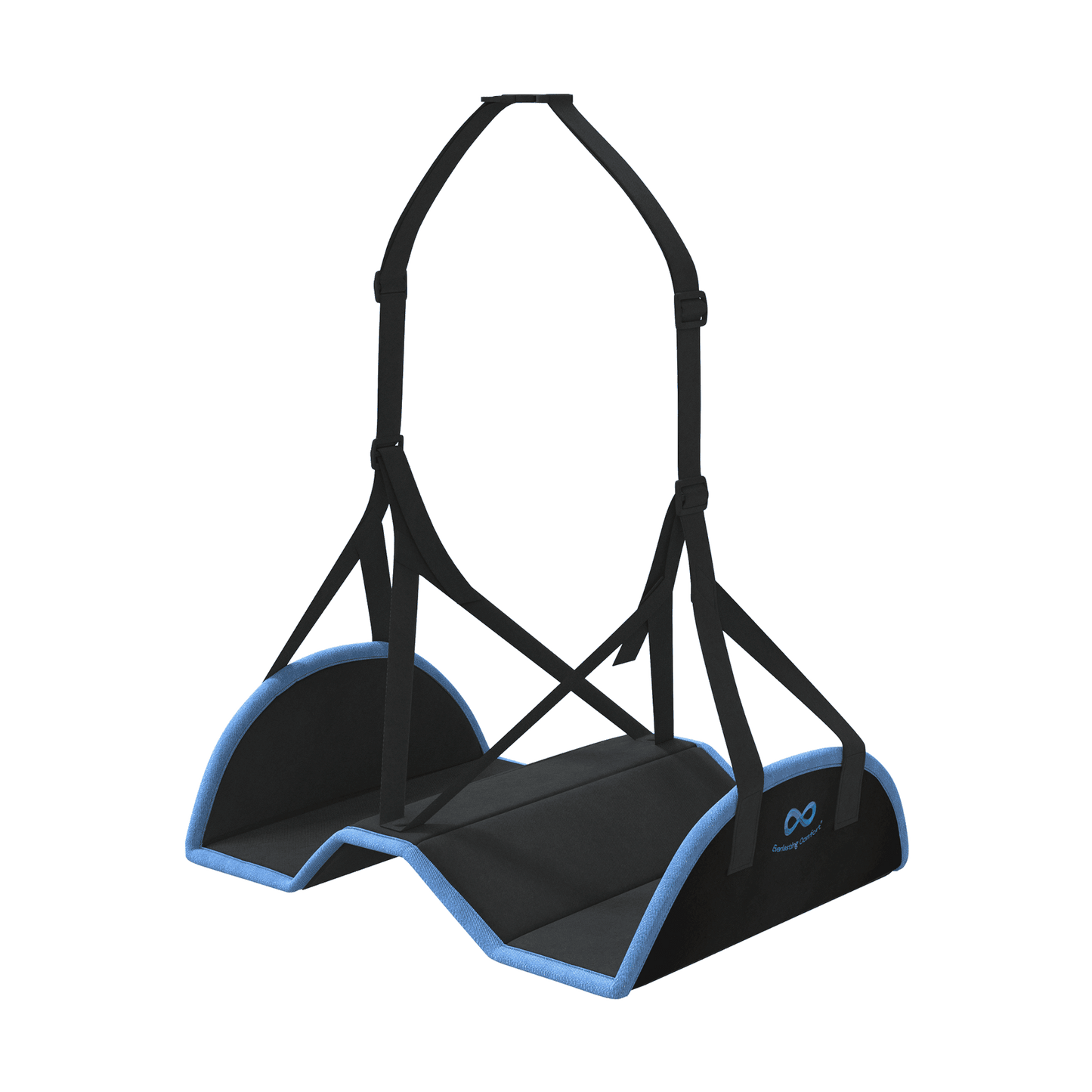 Everlasting Comfort Everlasting Comfort Airplane Foot Hammock - Memory Foam Foot Rest for Plane Travel