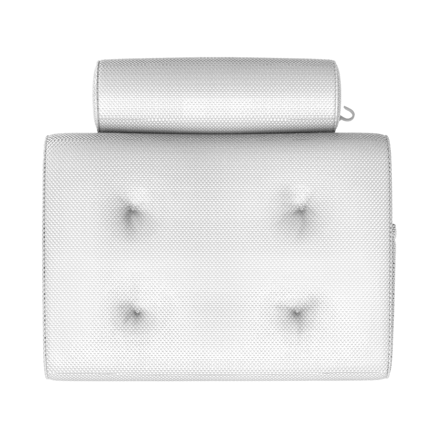 Everlasting Comfort Everlasting Comfort Bath Pillow with Full Support for Head, Neck, and Shoulders White