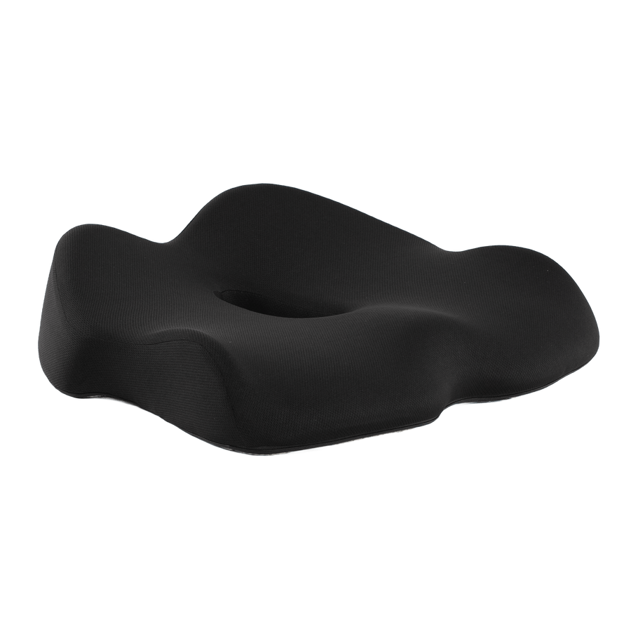 Everlasting Comfort Everlasting Comfort Elevate Series Seat Cushion with All-Day Pressure Relief Charcoal Black