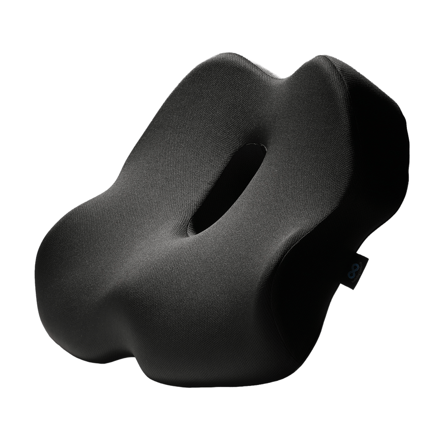 Everlasting Comfort Everlasting Comfort Elevate Series Seat Cushion with All-Day Pressure Relief Charcoal Black