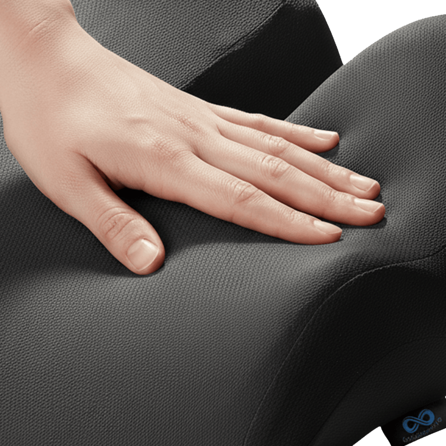 Everlasting Comfort Everlasting Comfort Elevate Series Seat Cushion with Ergonomic Support Charcoal Black