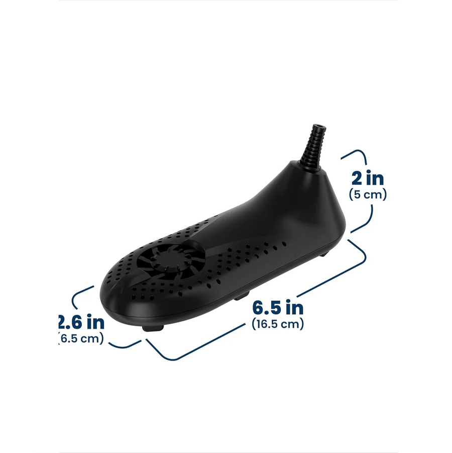 Everlasting Comfort Everlasting Comfort Portable Boot Dryer – Warm Airflow Shoe and Glove Dryer with 3/6/9 Hour Timer (Black)