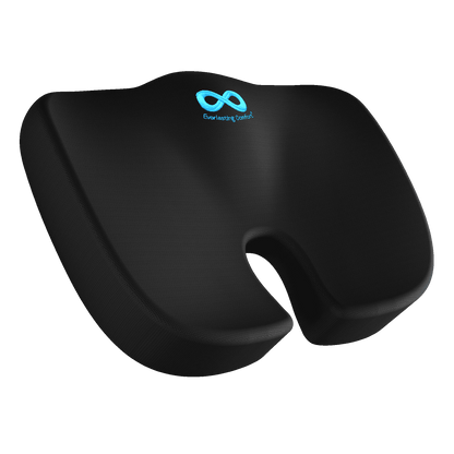 Everlasting Comfort Gel Infused Memory Foam Coccyx Seat Cushion