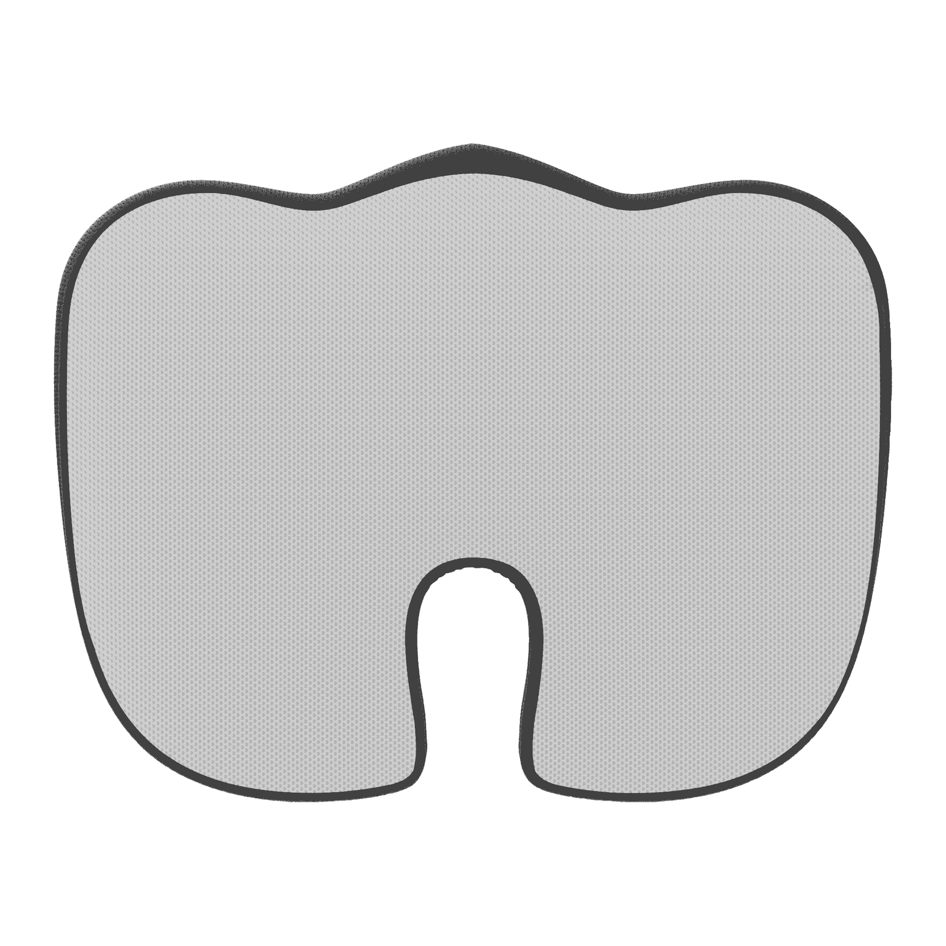 Everlasting Comfort Gel Infused Memory Foam Coccyx Seat Cushion