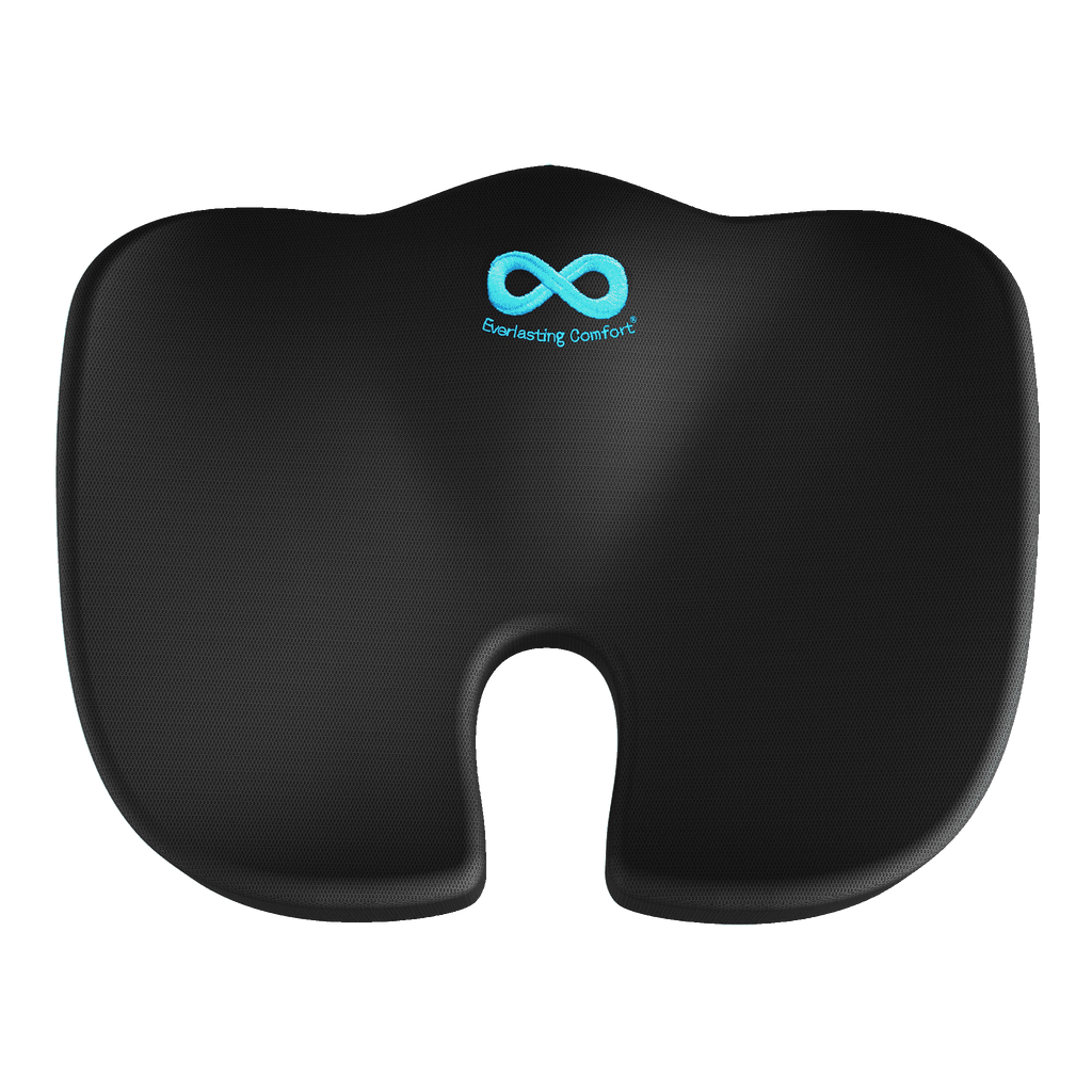 Everlasting Comfort Gel Infused Memory Foam Coccyx Seat Cushion