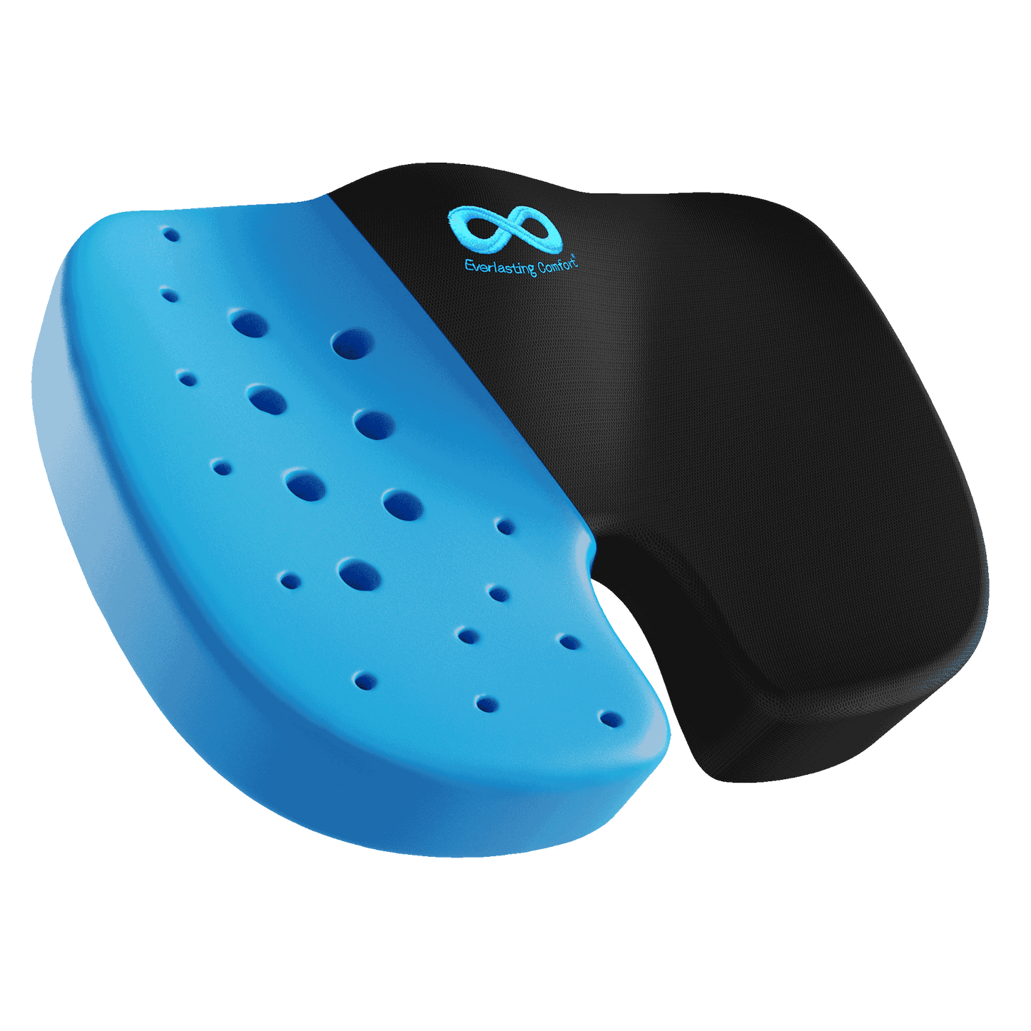 Everlasting Comfort Gel Infused Memory Foam Coccyx Seat Cushion