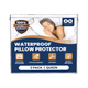Everlasting Comfort Waterproof Pillow Protectors with Breathable Hypoallergenic Fabric