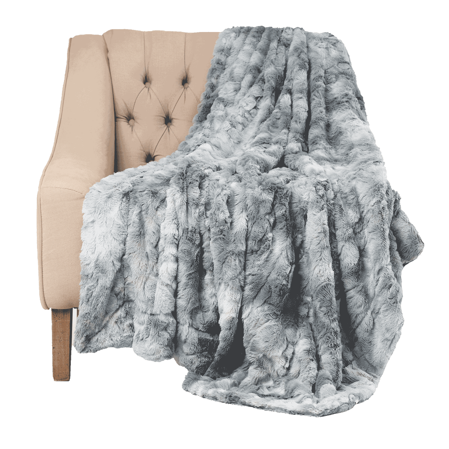 Everlasting Comfort Luxury Faux Fur Throw Blanket
