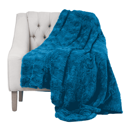 Everlasting Comfort Luxury Faux Fur Throw Blanket