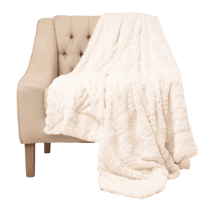 Everlasting Comfort Luxury Faux Fur Throw Blanket