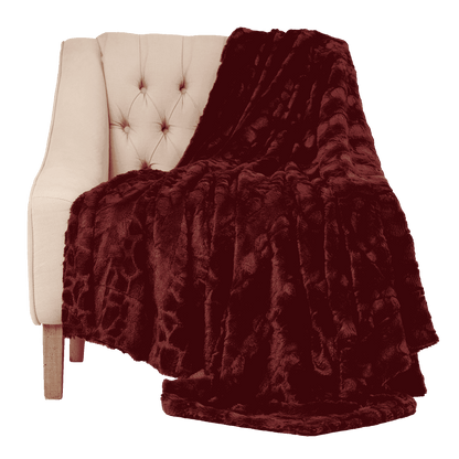 Everlasting Comfort Luxury Faux Fur Throw Blanket