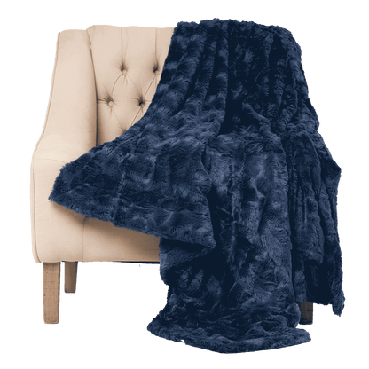 Everlasting Comfort Luxury Faux Fur Throw Blanket