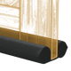Everlasting Comfort Under Door Draft Stopper with Insulation for Draft, Noise, and Light Blocking