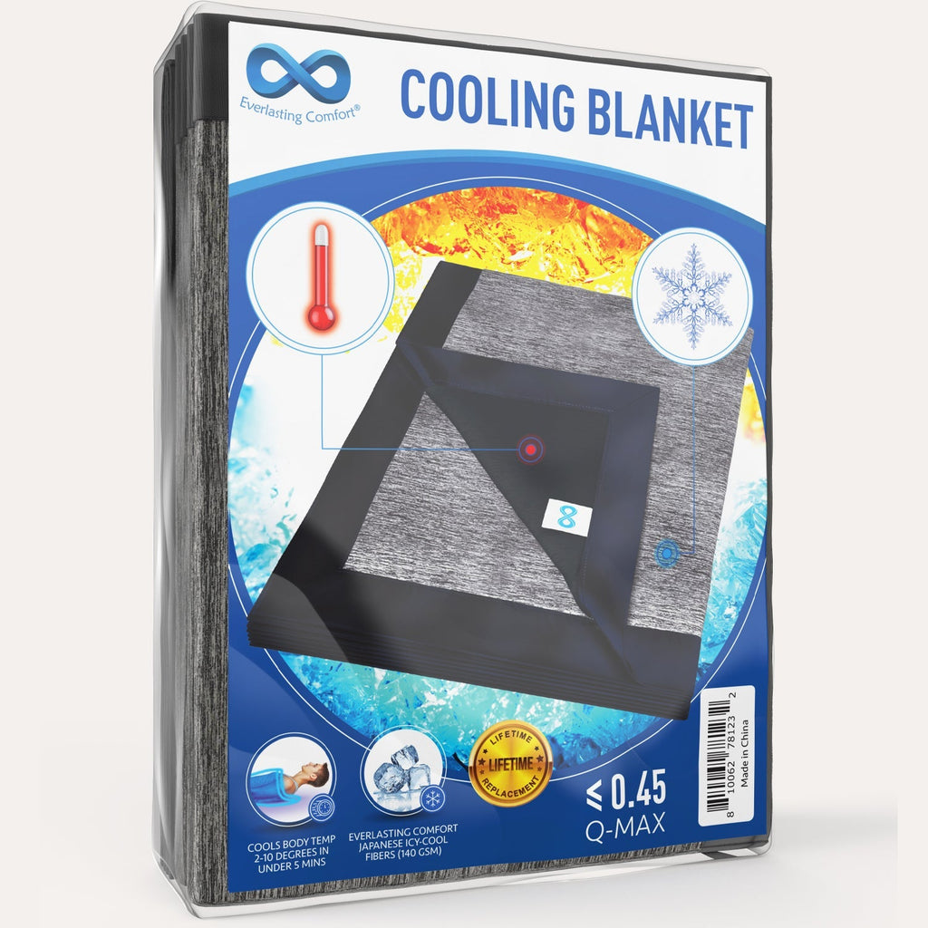 Gray: Everlasting Comfort Cooling Blanket