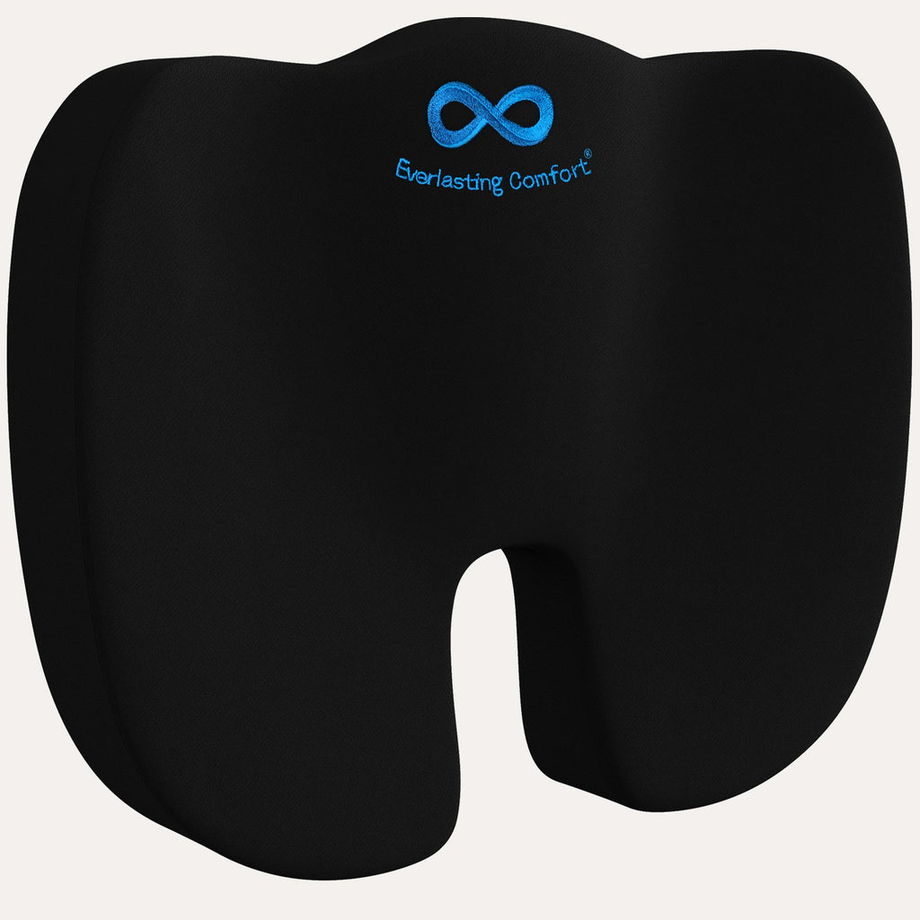Everlasting Comfort Gel Infused Memory Foam Coccyx Seat Cushion